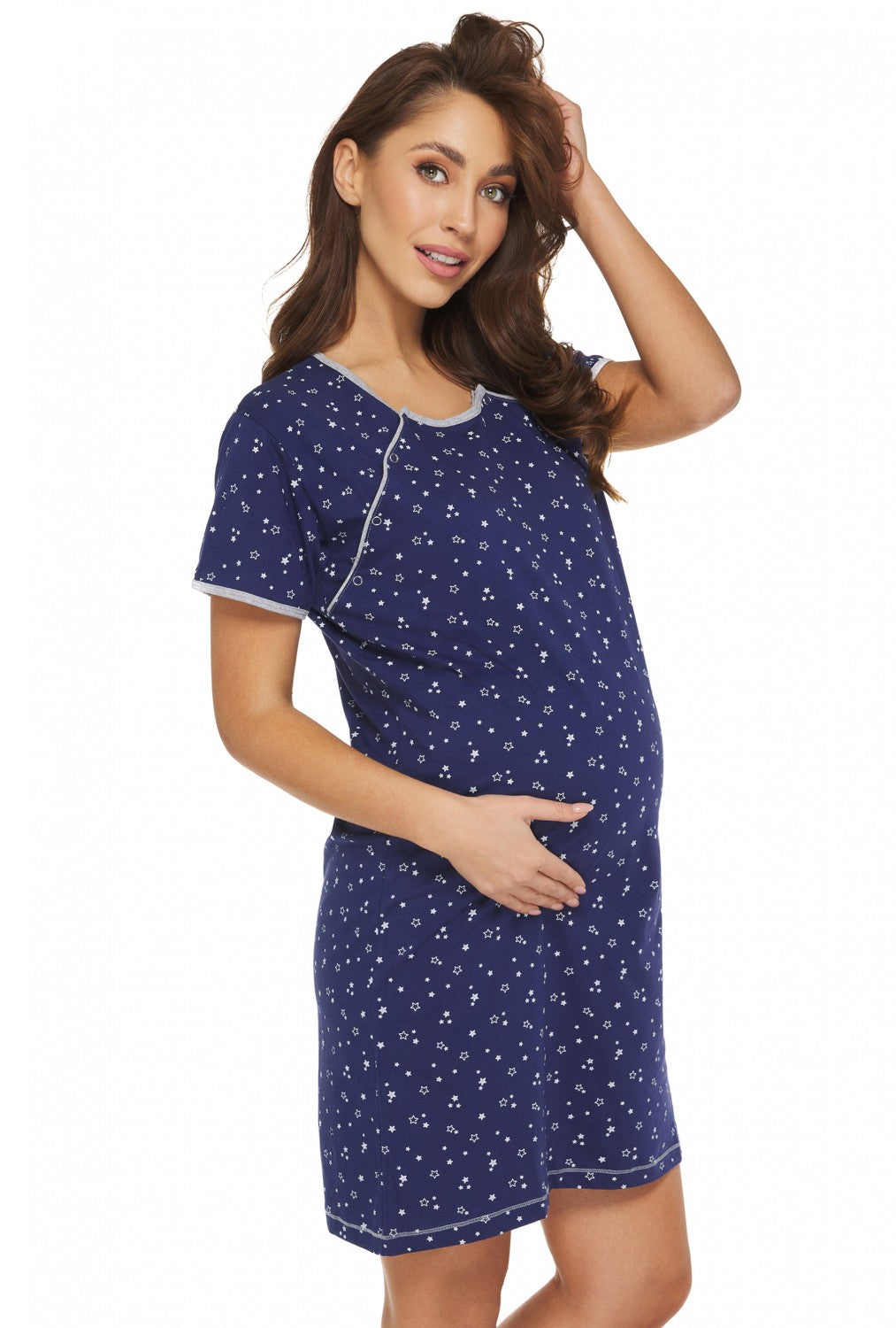 Maternity Nursing Star Print Nightdress