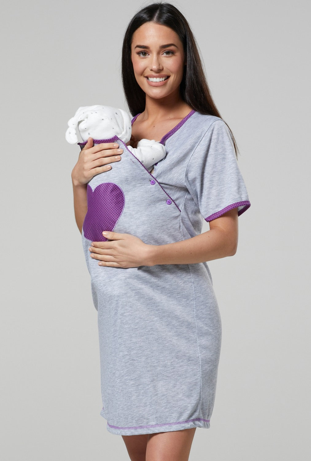 GEORGE ASDA 16-18 Maternity Breast Feeding Nursing Nightie £7.50 - PicClick  UK