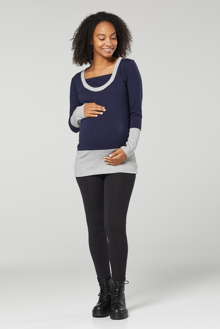 Nursing Layered Sweatshirt