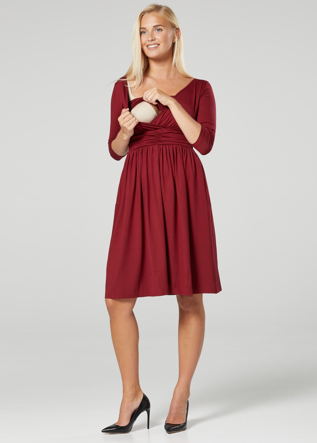 Maternity Nursing Empire Waist Dress