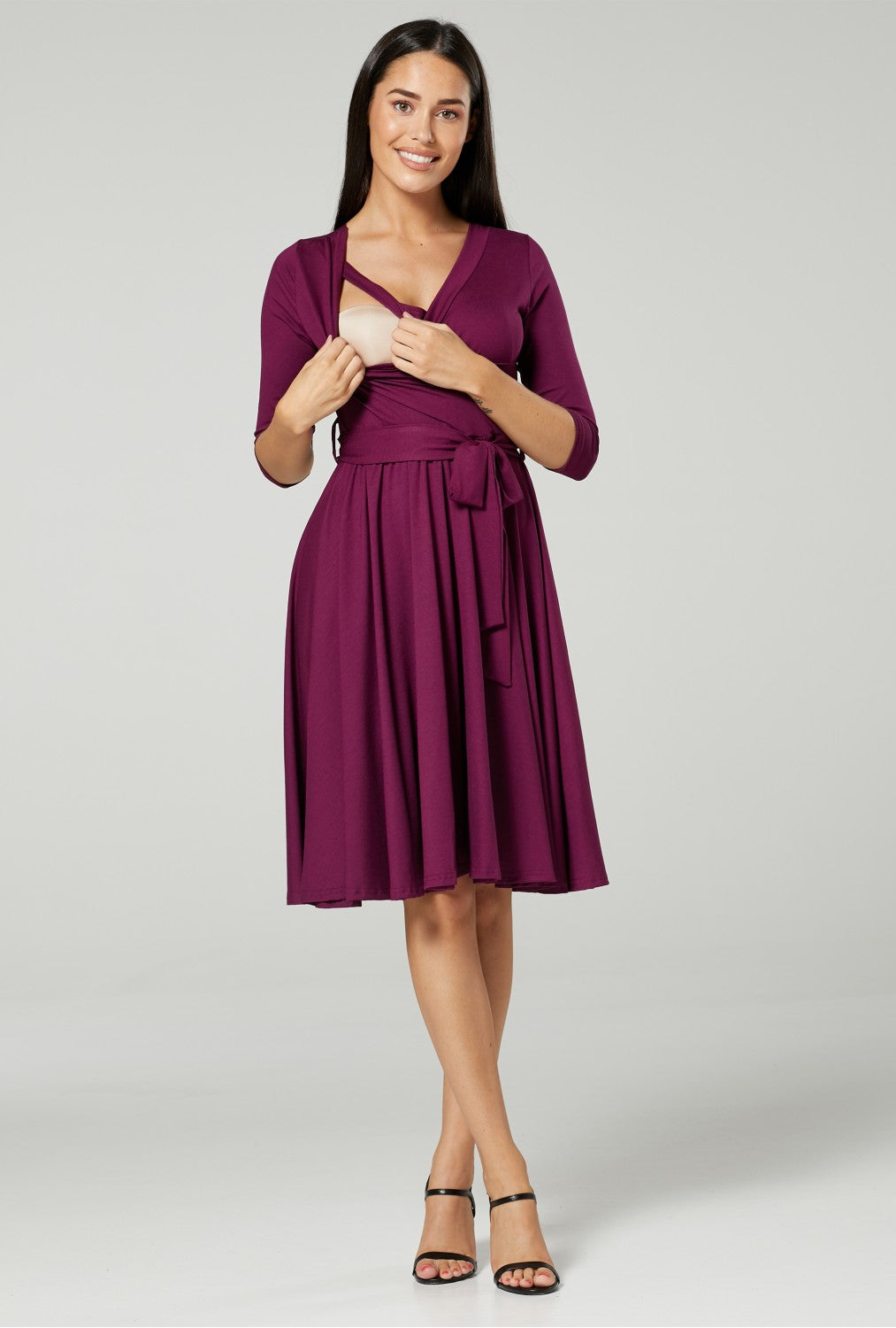 Maternity Nursing Empire Waist Dress