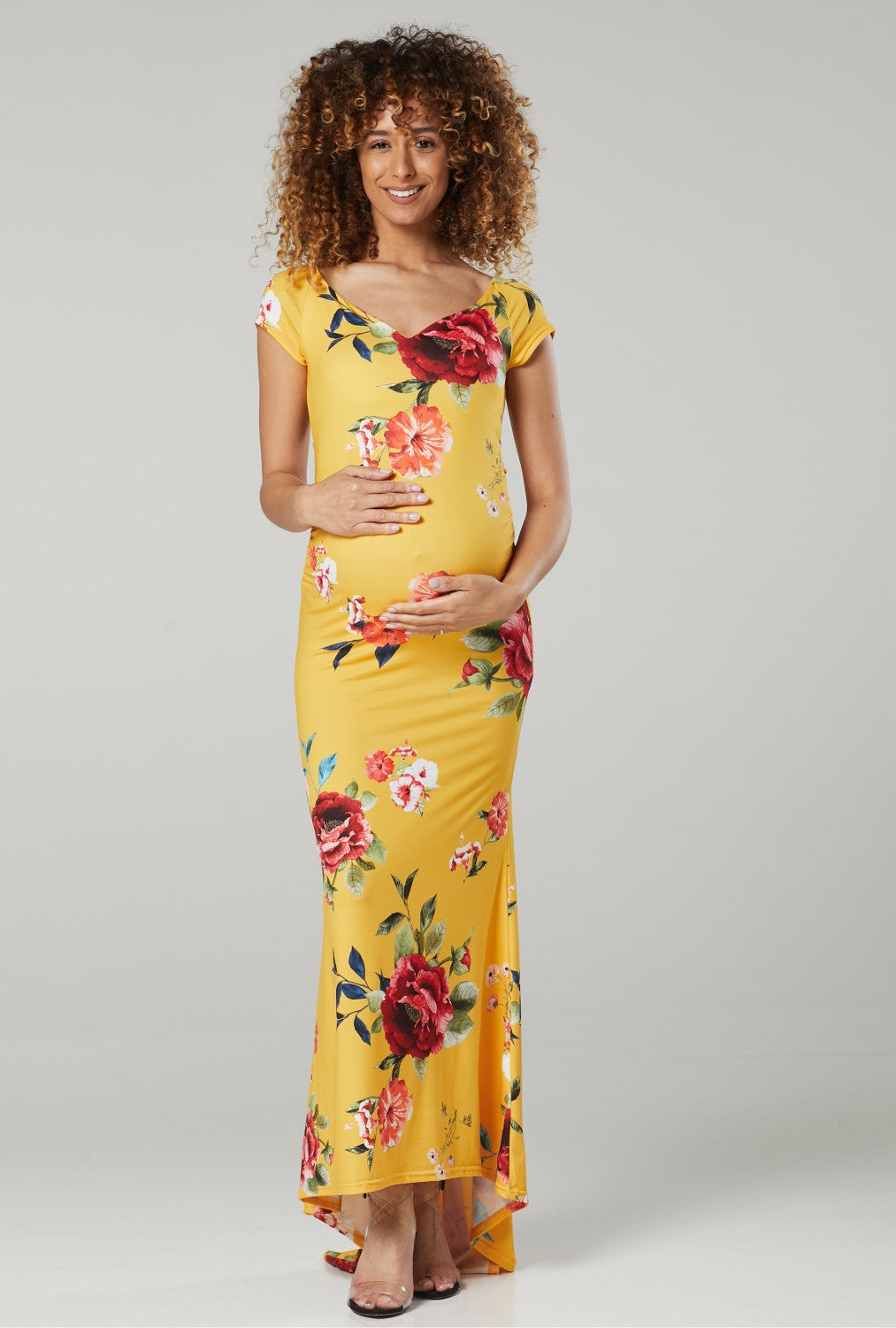 Maternity Photoshoot Mermaid Maxi Dress