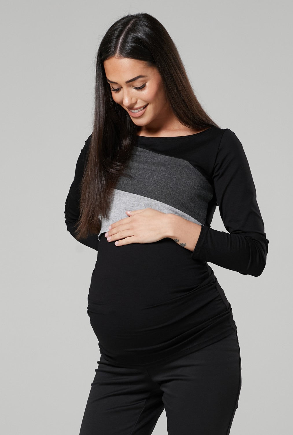 Maternity Nursing Double Layer Top