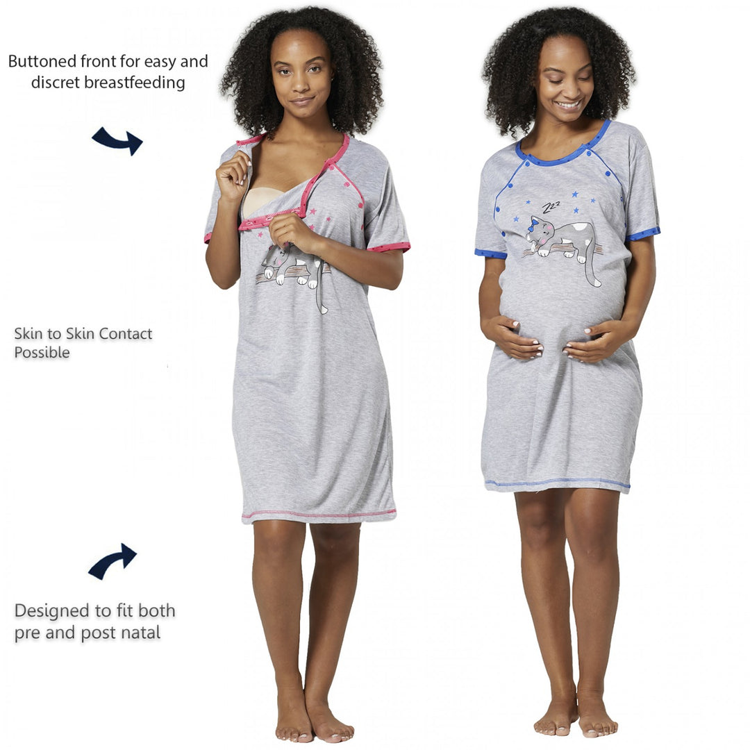 Maternity Nursing Nightgown