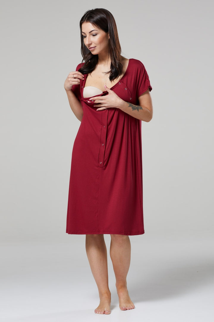 Buttoned Delivery Gown