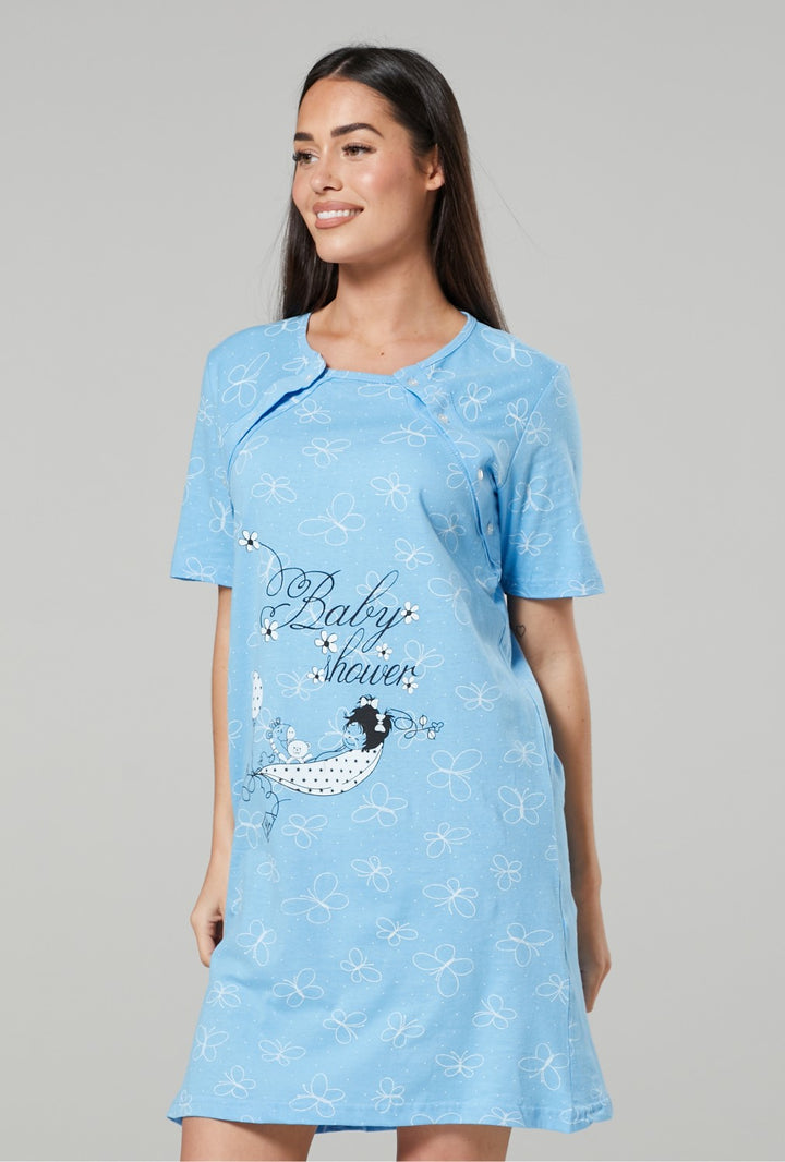 Breastfeeding Maternity Nightdress