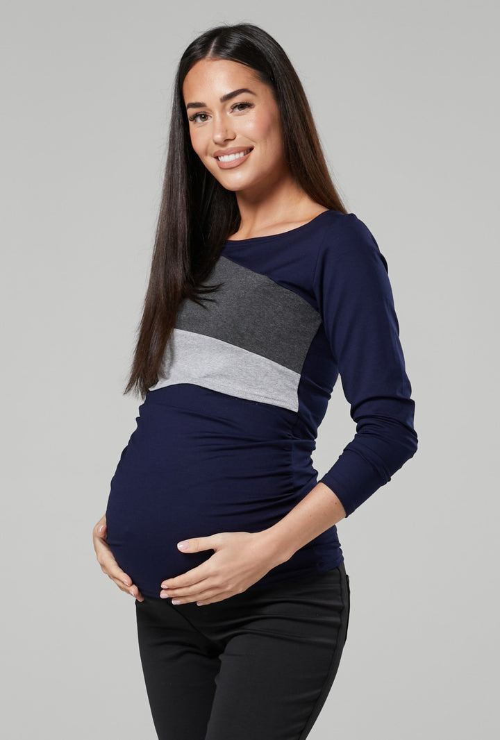 Maternity Nursing Double Layer Top