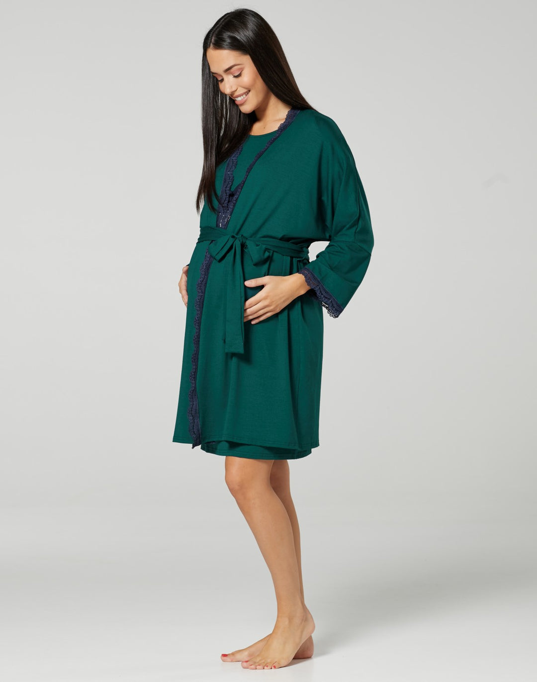 Maternity Printed Robe