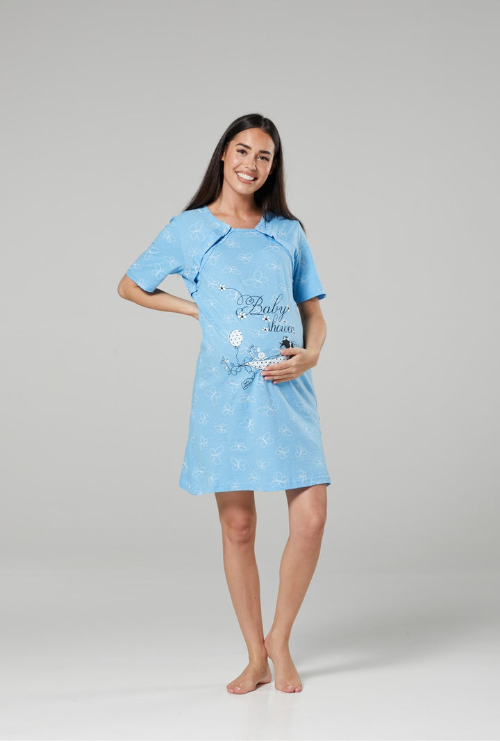 Breastfeeding Maternity Nightdress