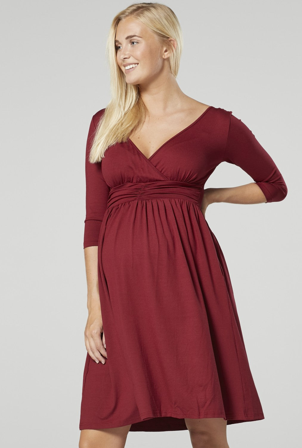 Maternity Nursing Empire Waist Dress