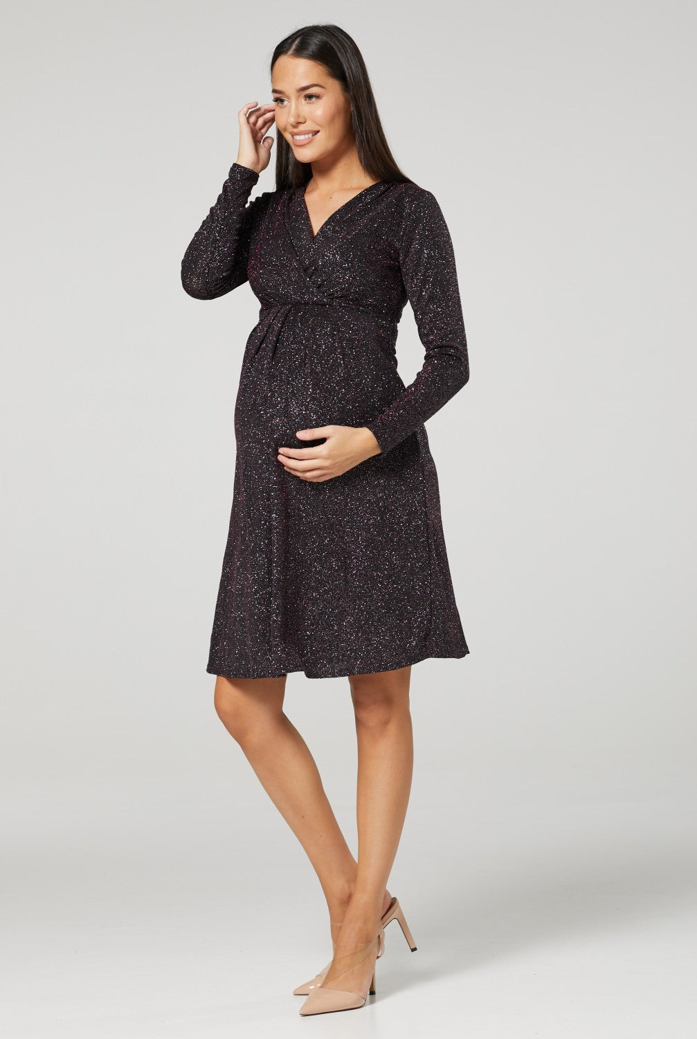 Maternity Glittery Dress