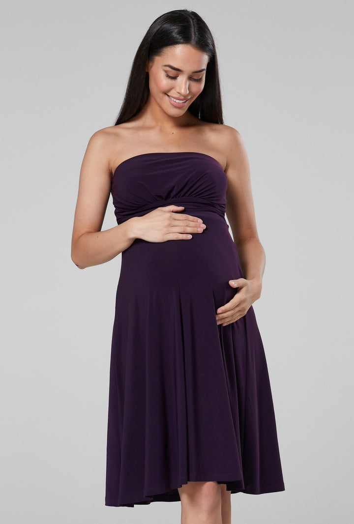 Maternity Bandeau Boob Tube Dress