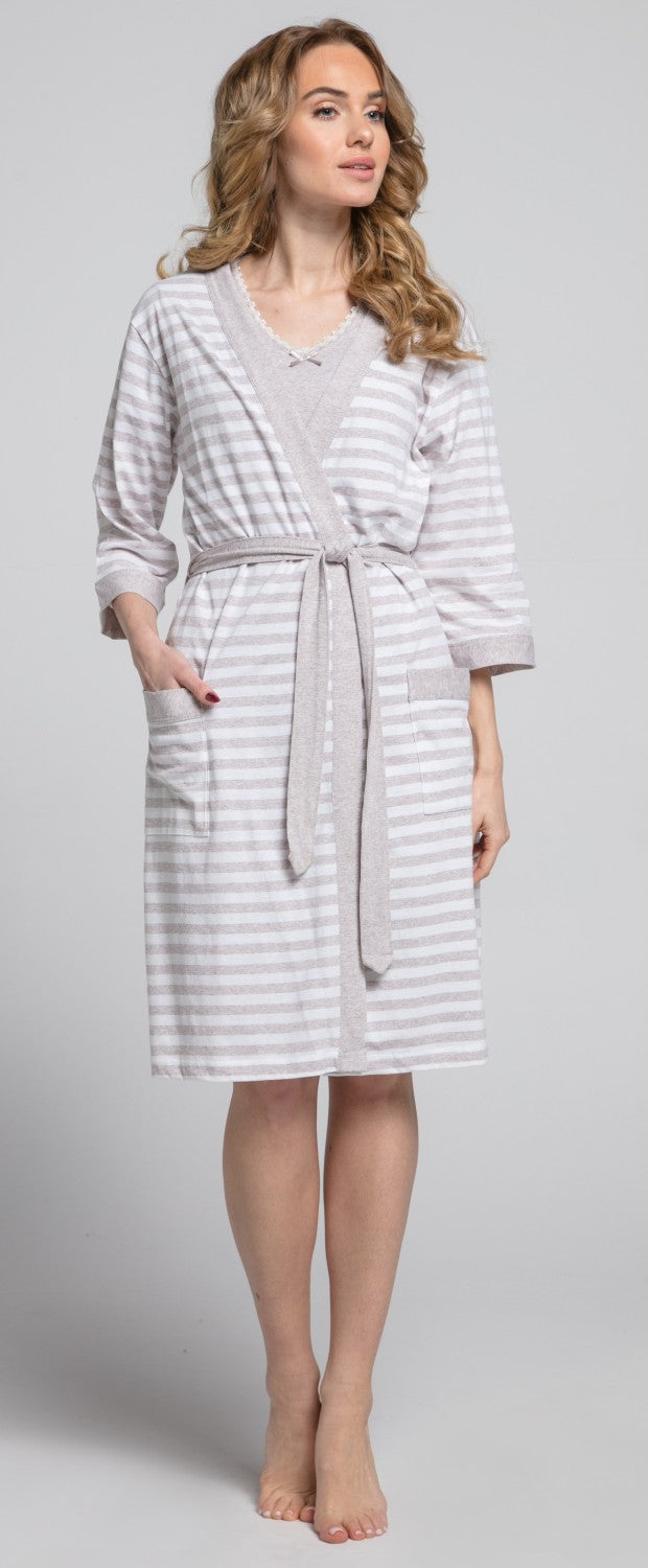 Maternity Nursing Striped Set