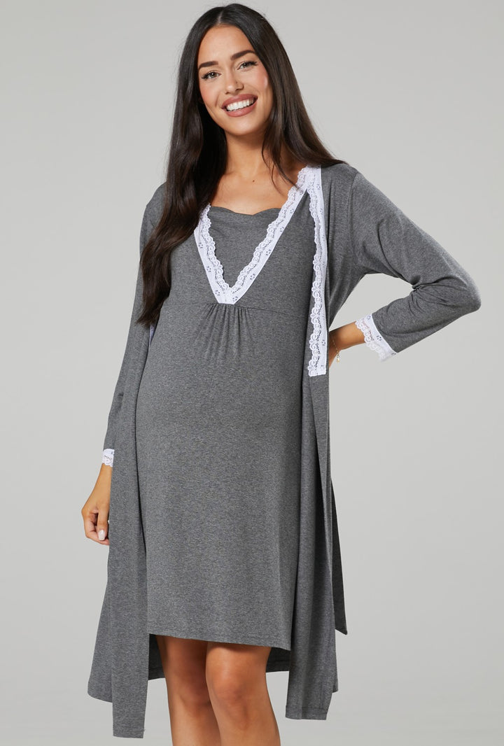 Maternity Labor Set with Nightdress and Nightgown