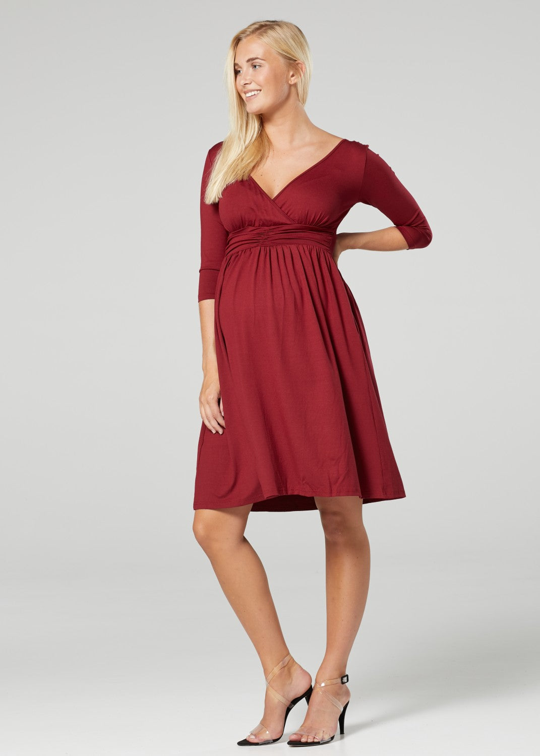 Maternity Nursing Empire Waist Dress