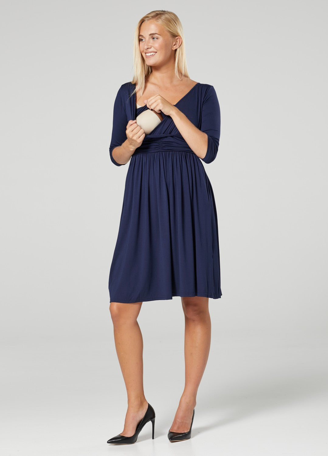 Maternity Nursing Empire Waist Dress