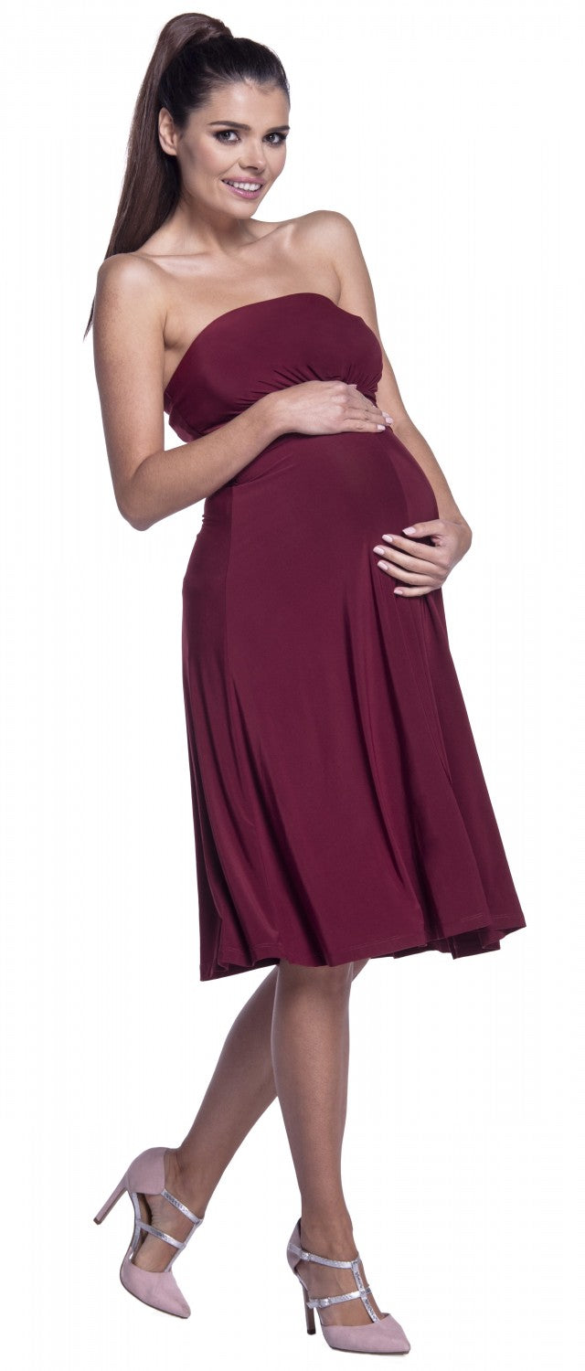 Maternity Bandeau Boob Tube Dress