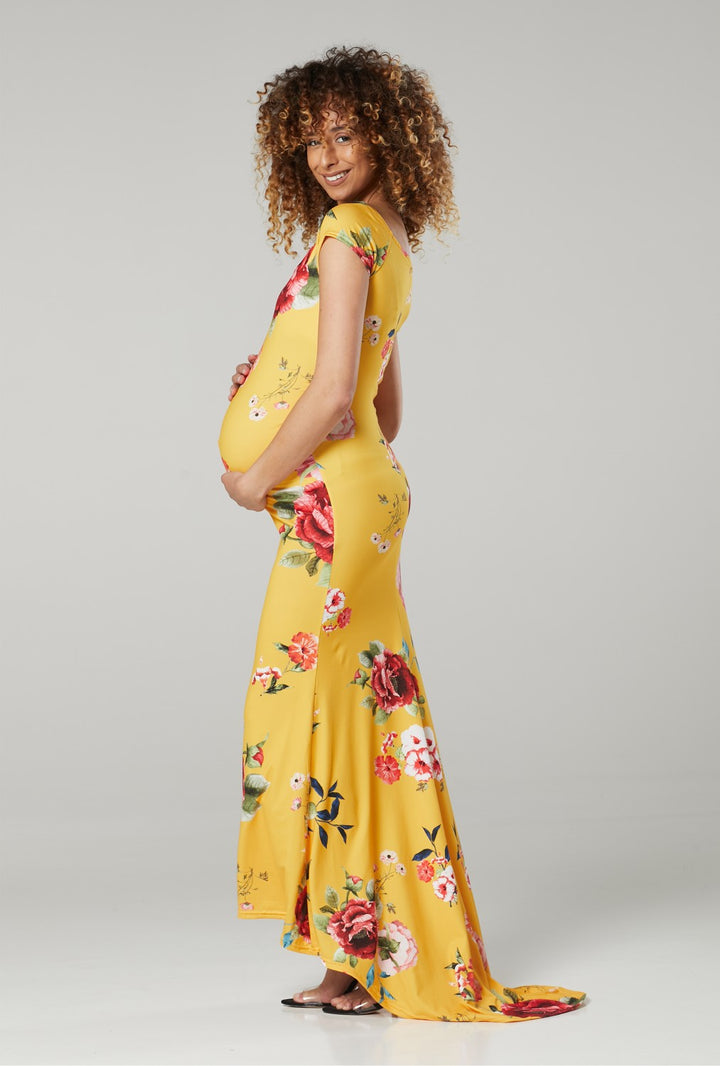 Maternity Photoshoot Mermaid Maxi Dress