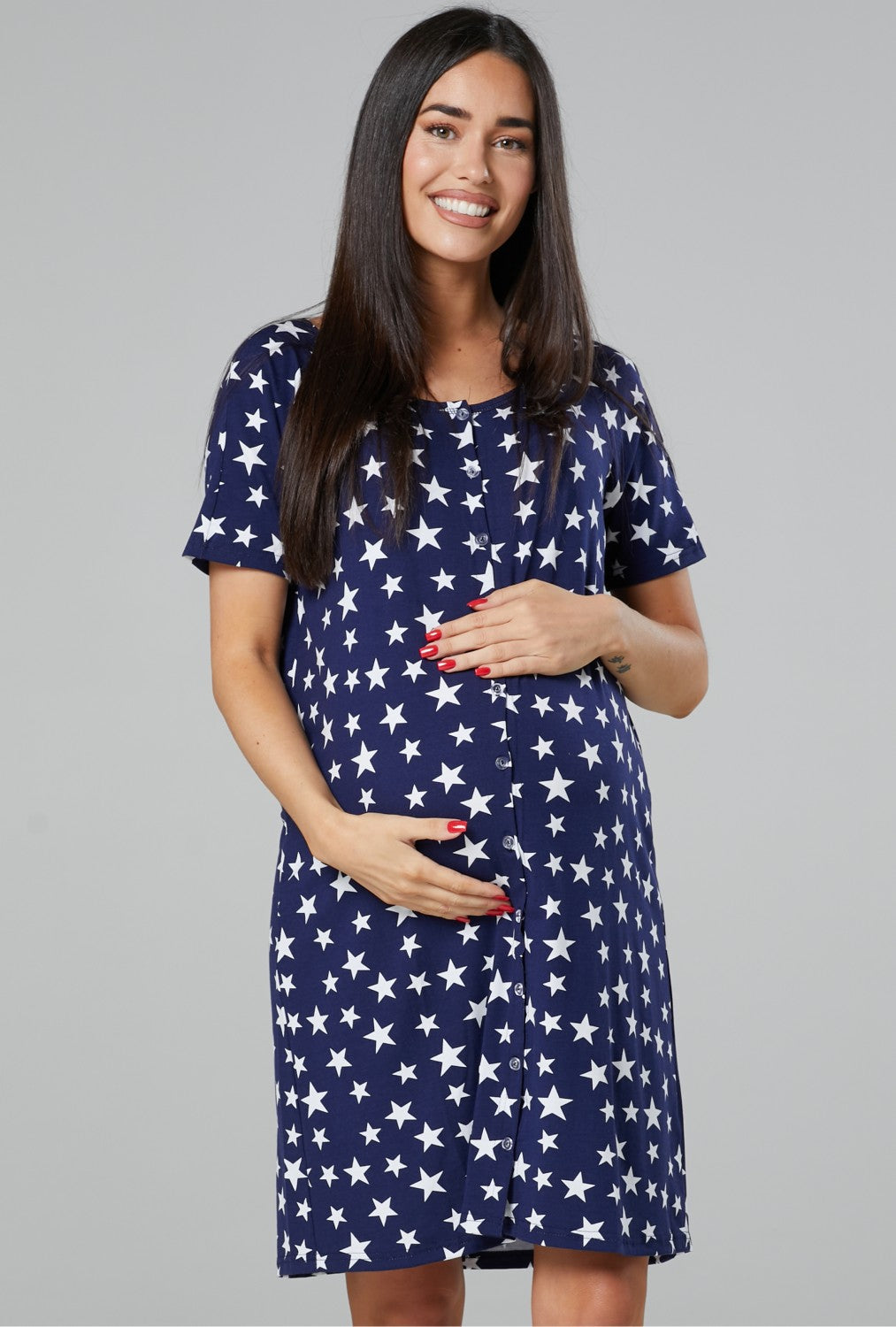 Maternity Breastfeeding Nightdress for Labour