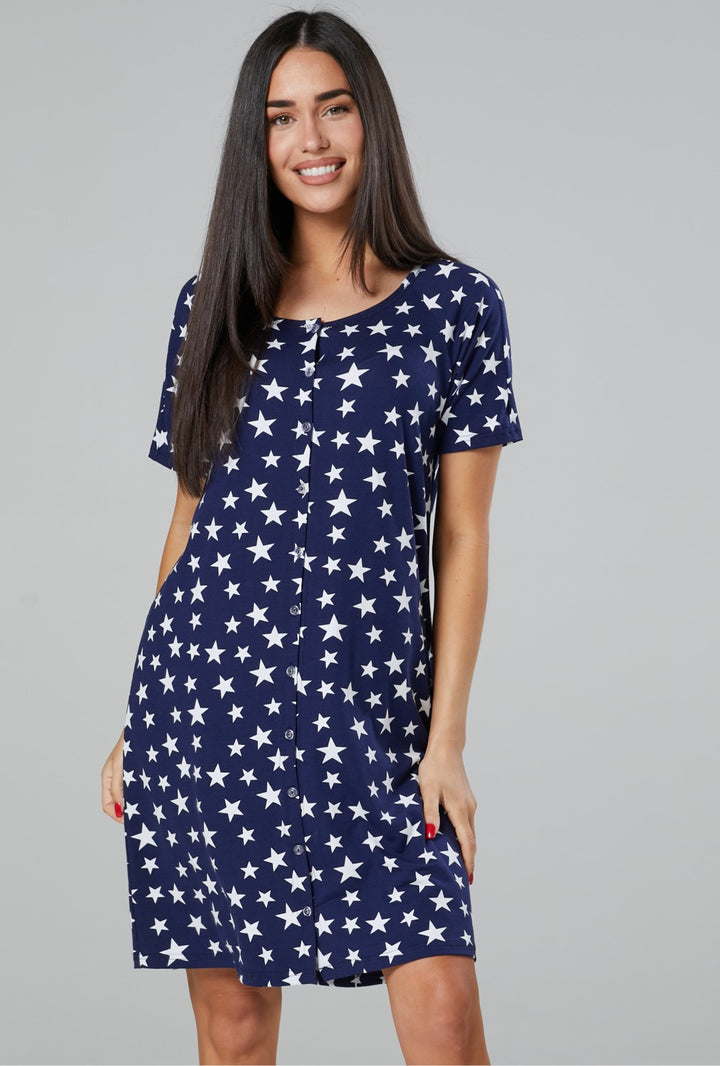 Maternity Breastfeeding Nightdress for Labour