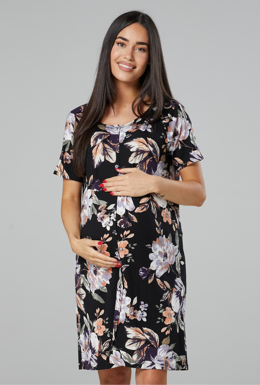 Maternity Breastfeeding Nightdress for Labour