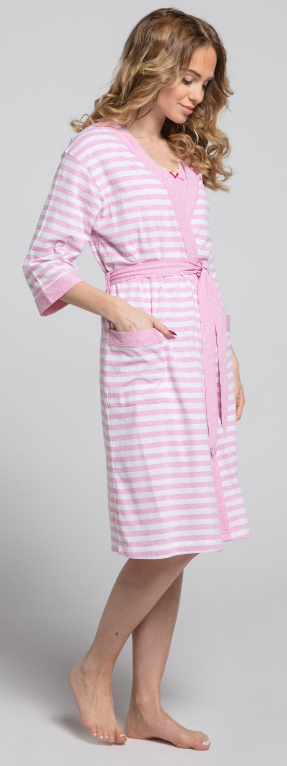 Maternity Nursing Striped Set