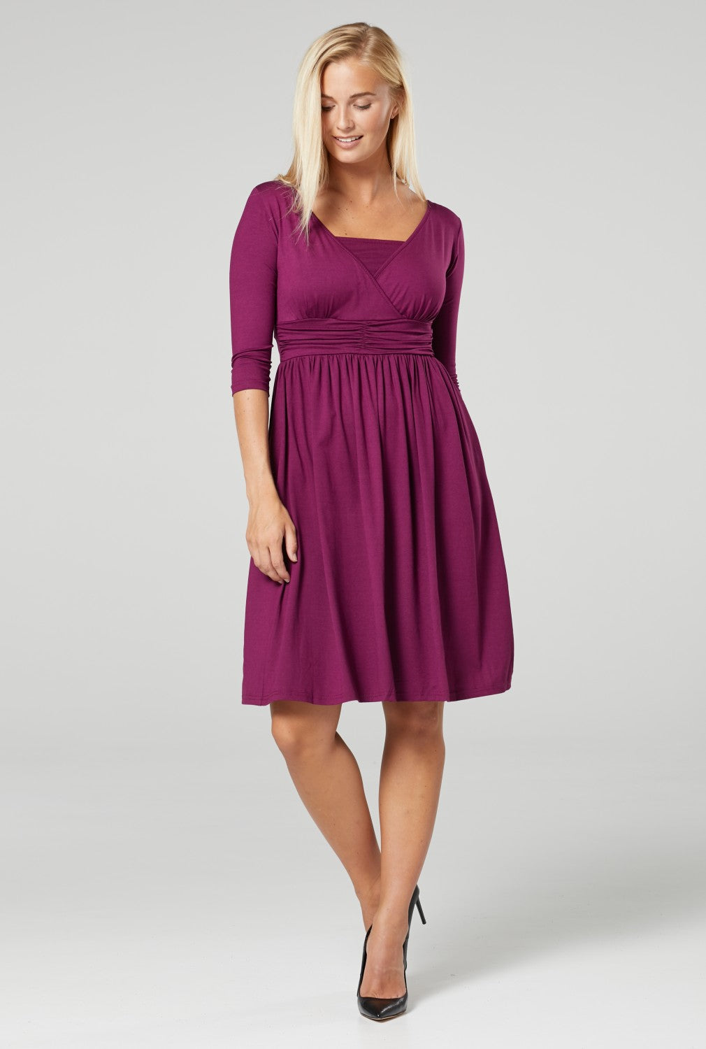 Maternity Nursing Empire Waist Dress