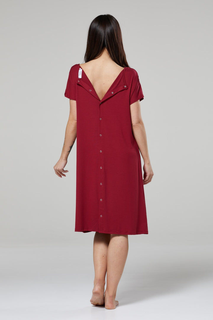 Buttoned Delivery Gown