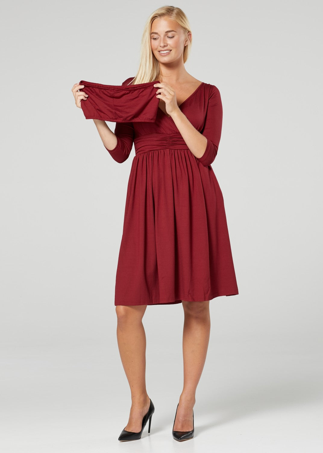 Maternity Nursing Empire Waist Dress