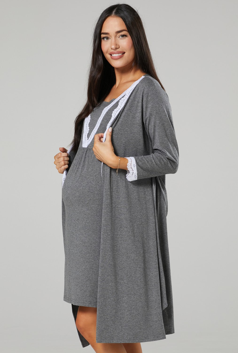 Maternity Labor Set with Nightdress and Nightgown