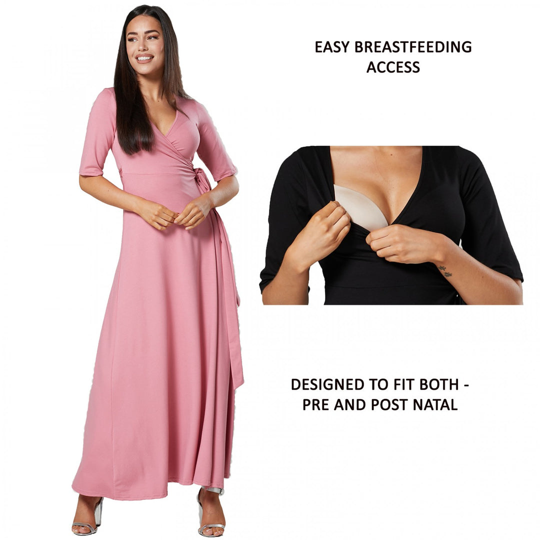 Maternity Breastfeeding Baby Shower Dress