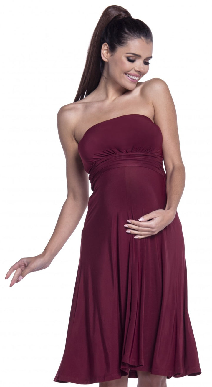 Maternity Bandeau Boob Tube Dress