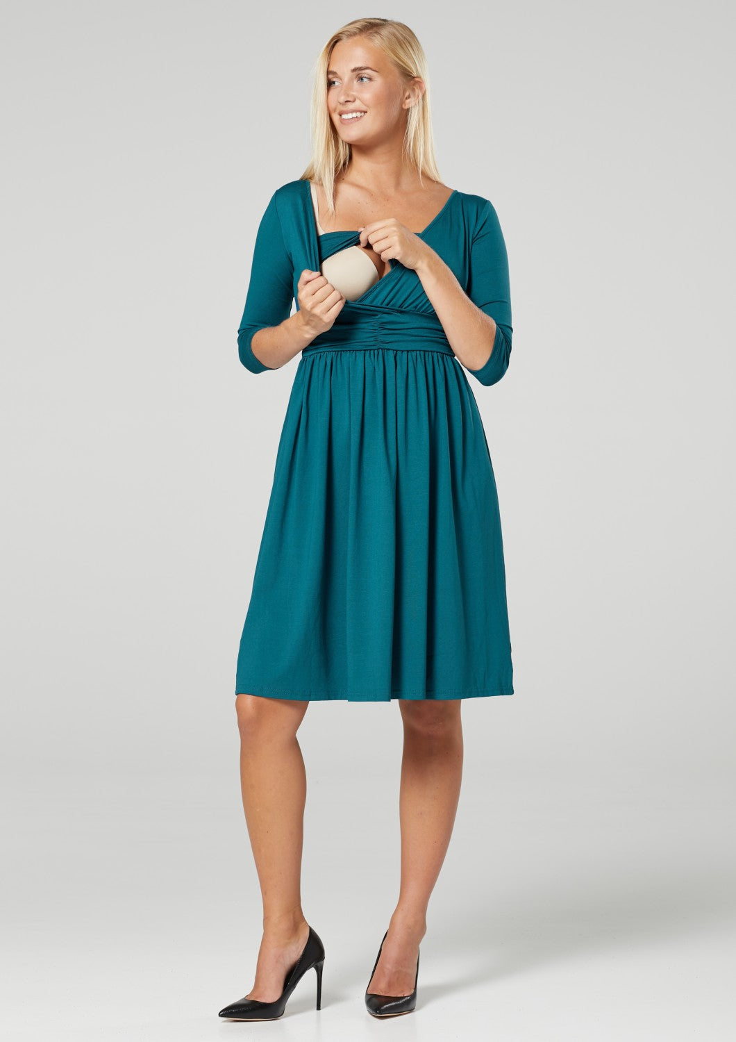 Maternity Nursing Empire Waist Dress