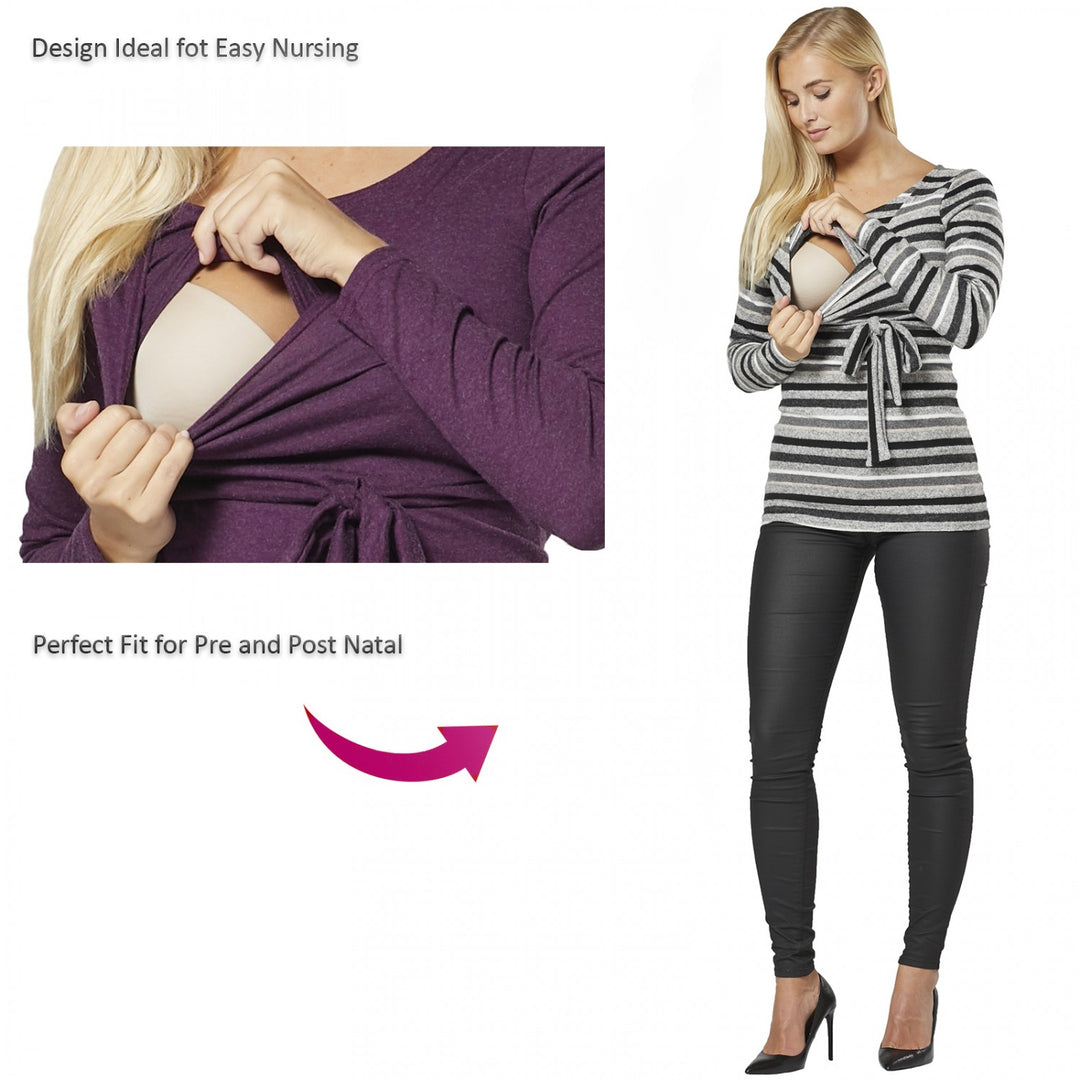 Maternity Nursing Bodycon Blouse