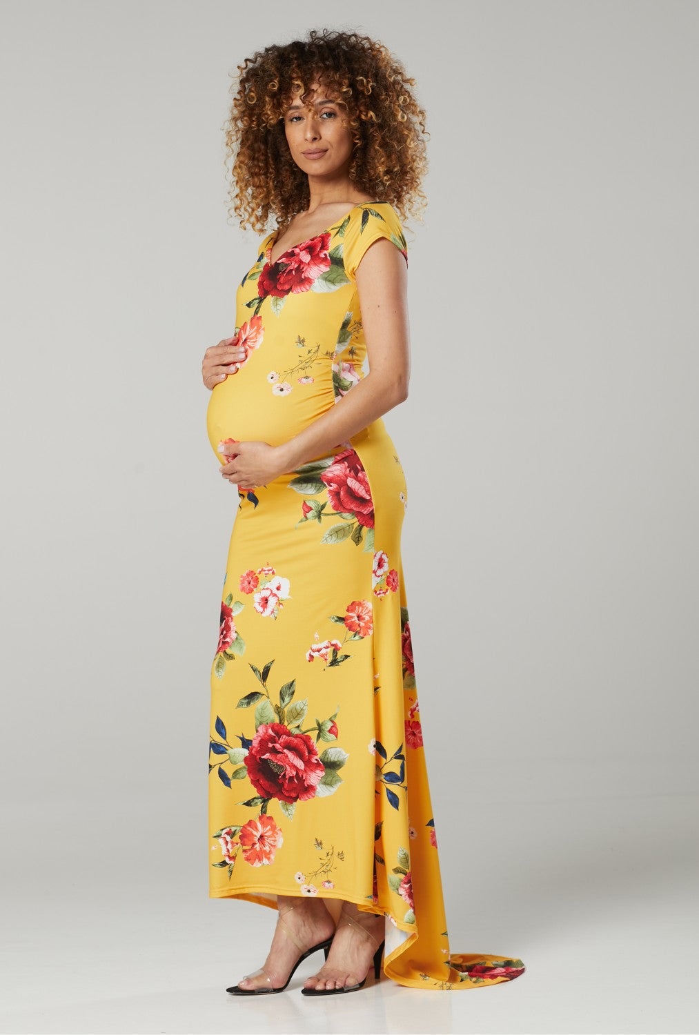 Maternity Photoshoot Mermaid Maxi Dress