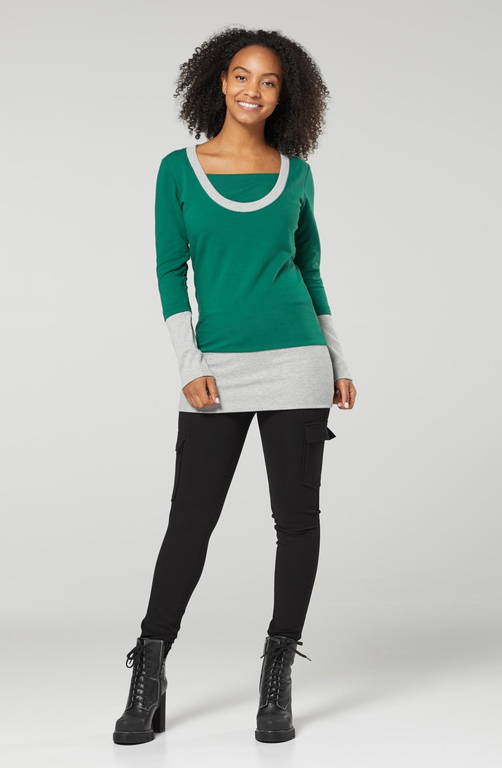 Nursing Layered Sweatshirt