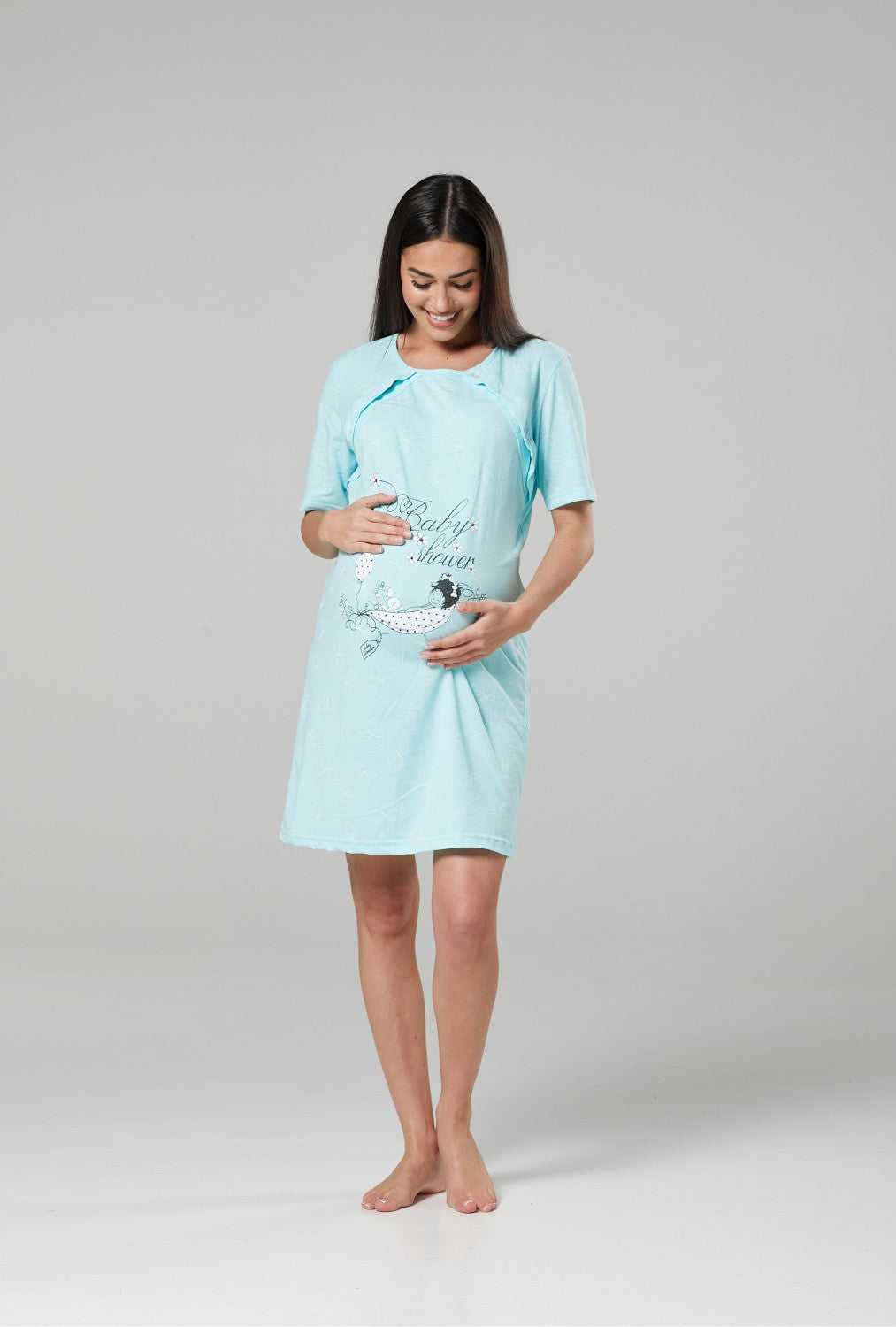 Breastfeeding Maternity Nightdress