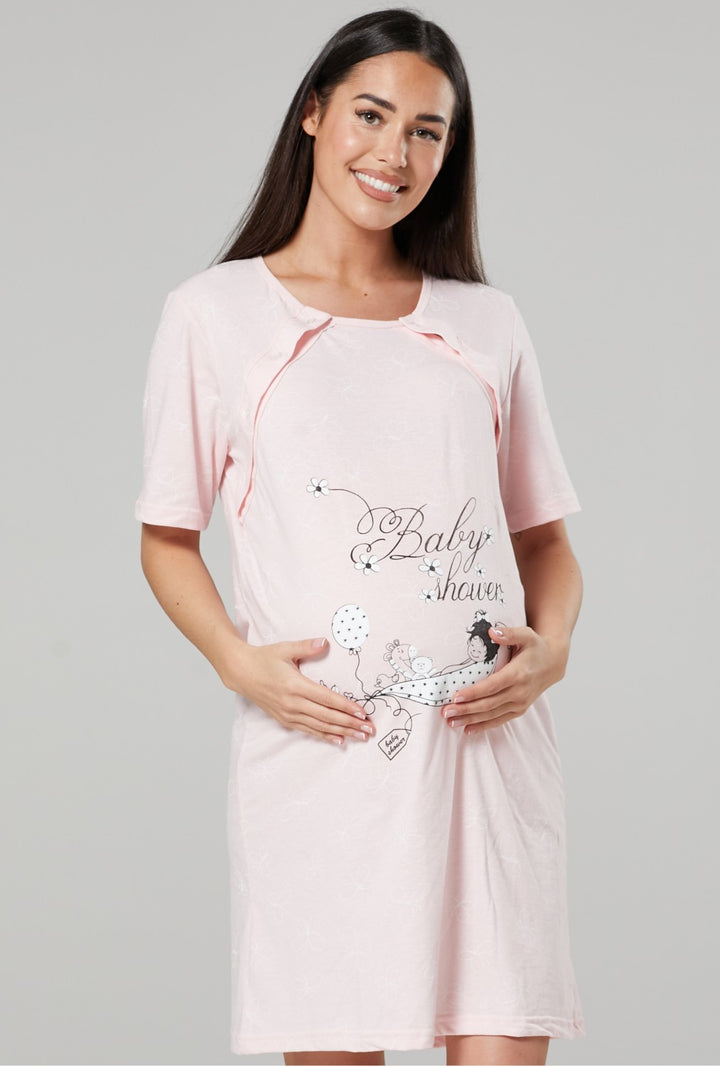 Breastfeeding Maternity Nightdress