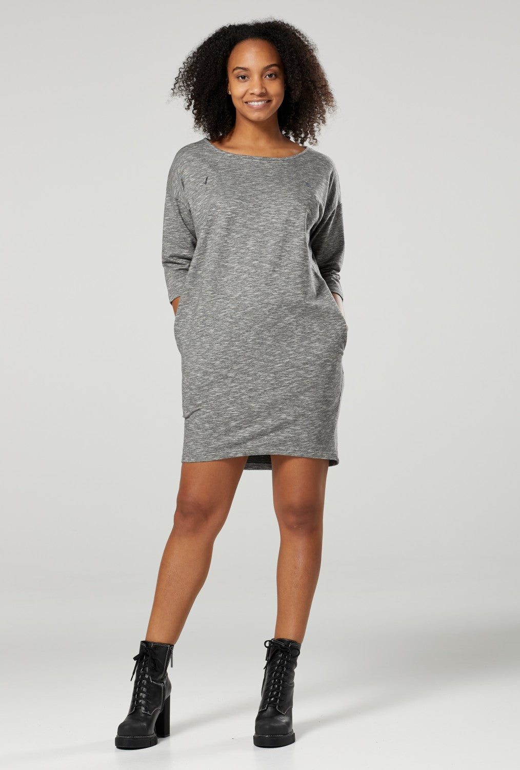 Maternity Nursing Sweatshirt Dress