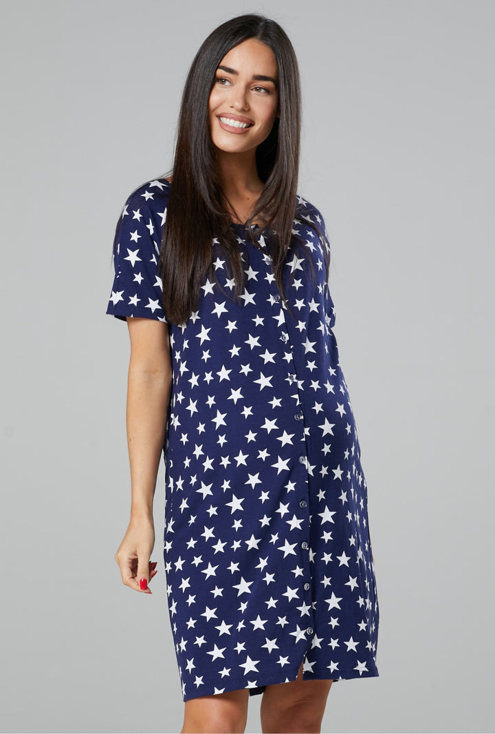 Maternity Breastfeeding Nightdress for Labour