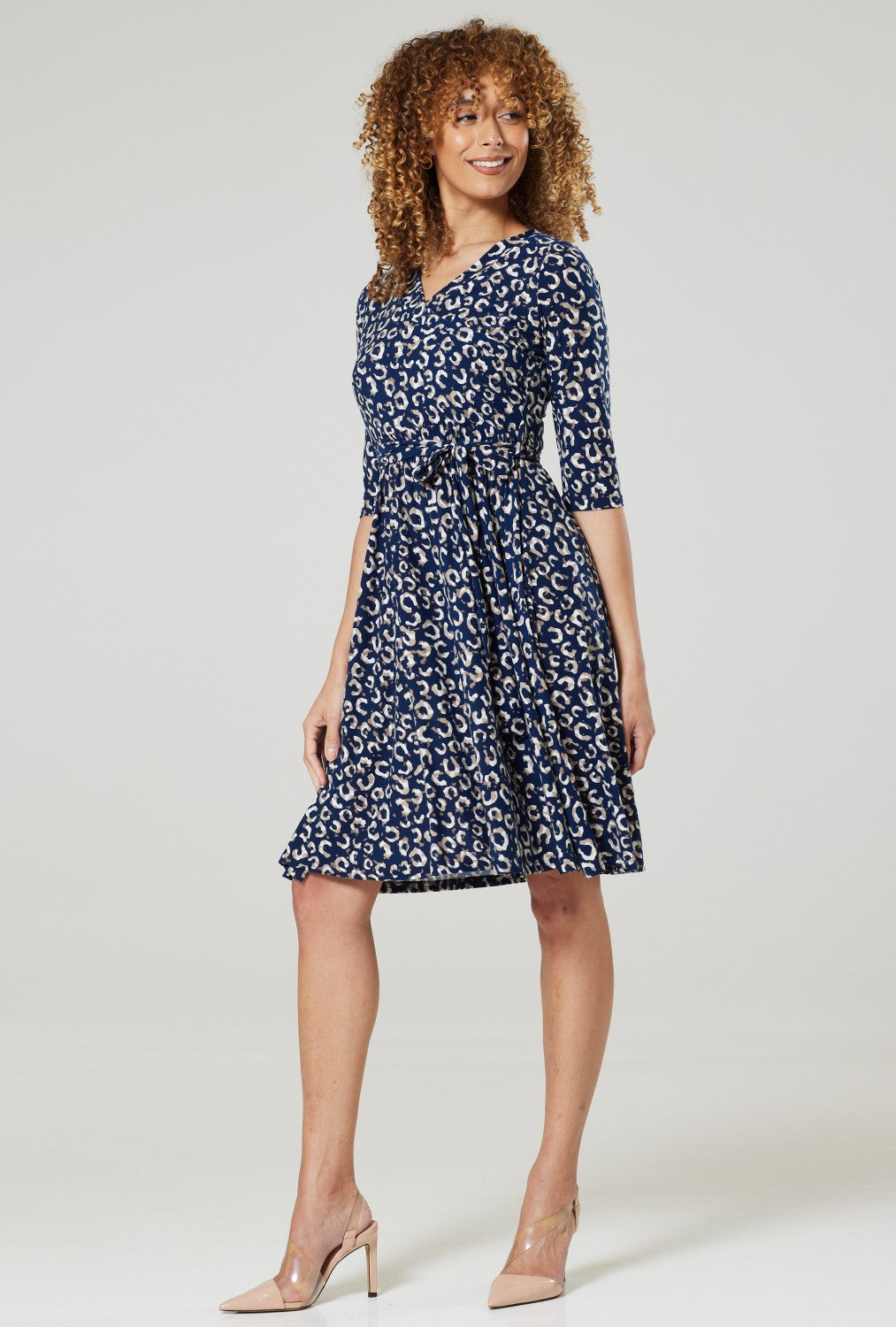 Maternity Nursing Midi Dress