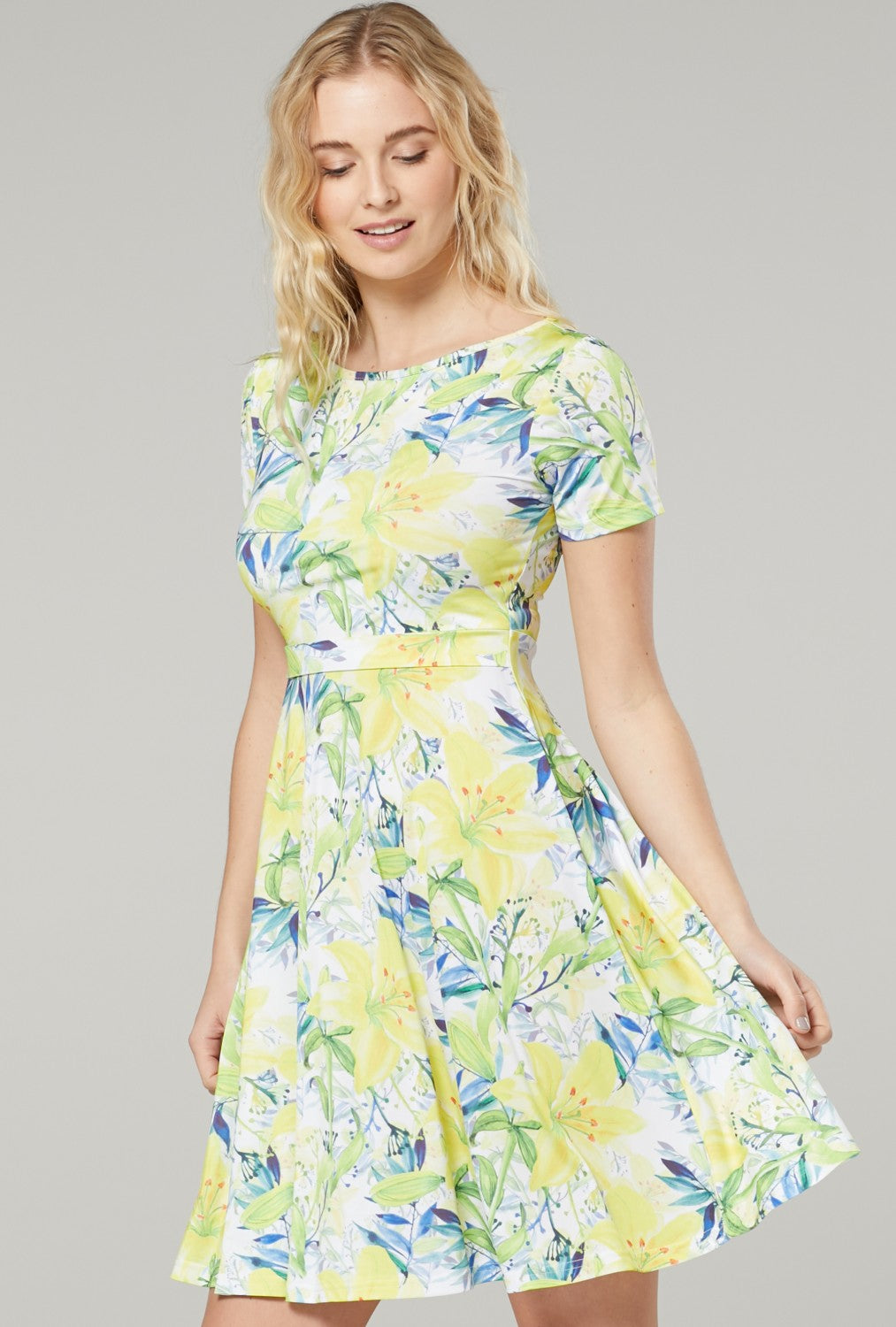 Maternity Flower Print Nursing Sumer Dress