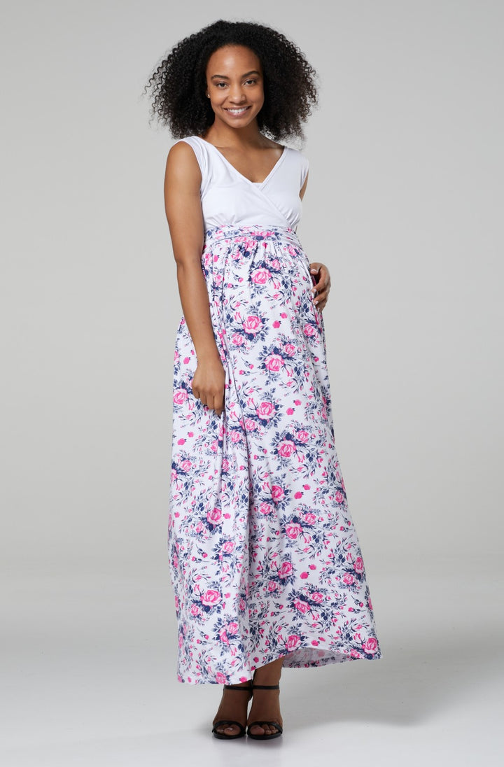 Maternity Nursing Maxi Dress