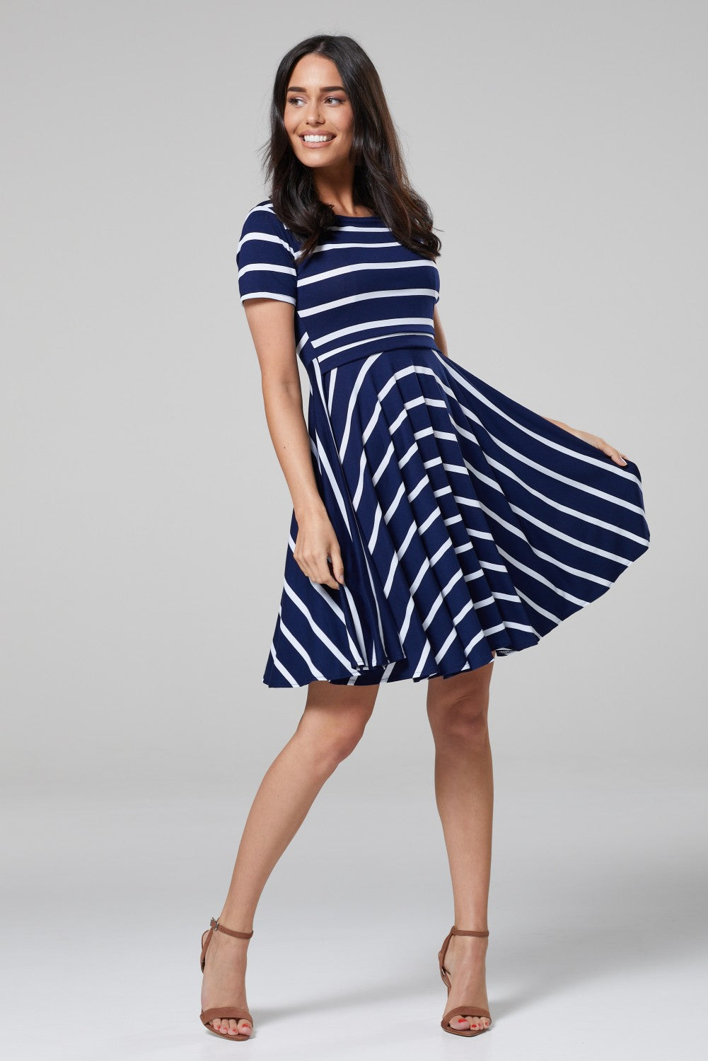 Maternity Skater Summer Nursing Dress