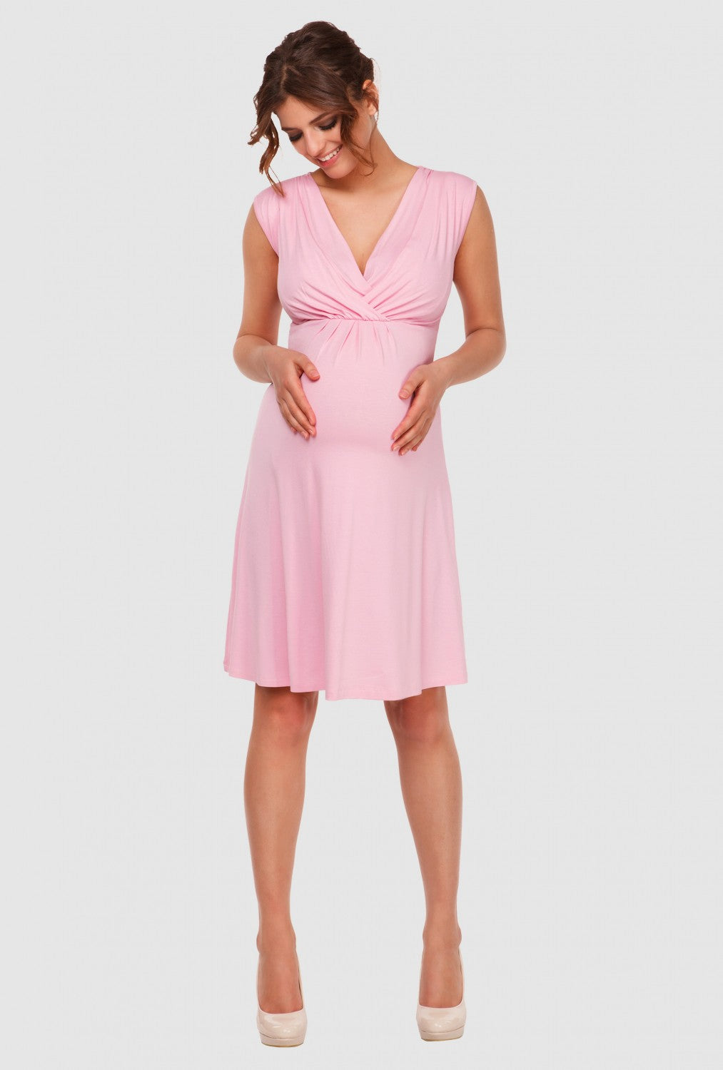 Maternity & Nursing Wrap Summer Dress