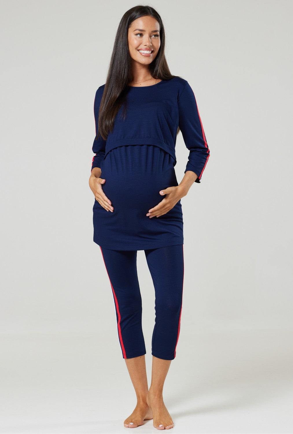 Maternity Nursing Printed Pyjama Set