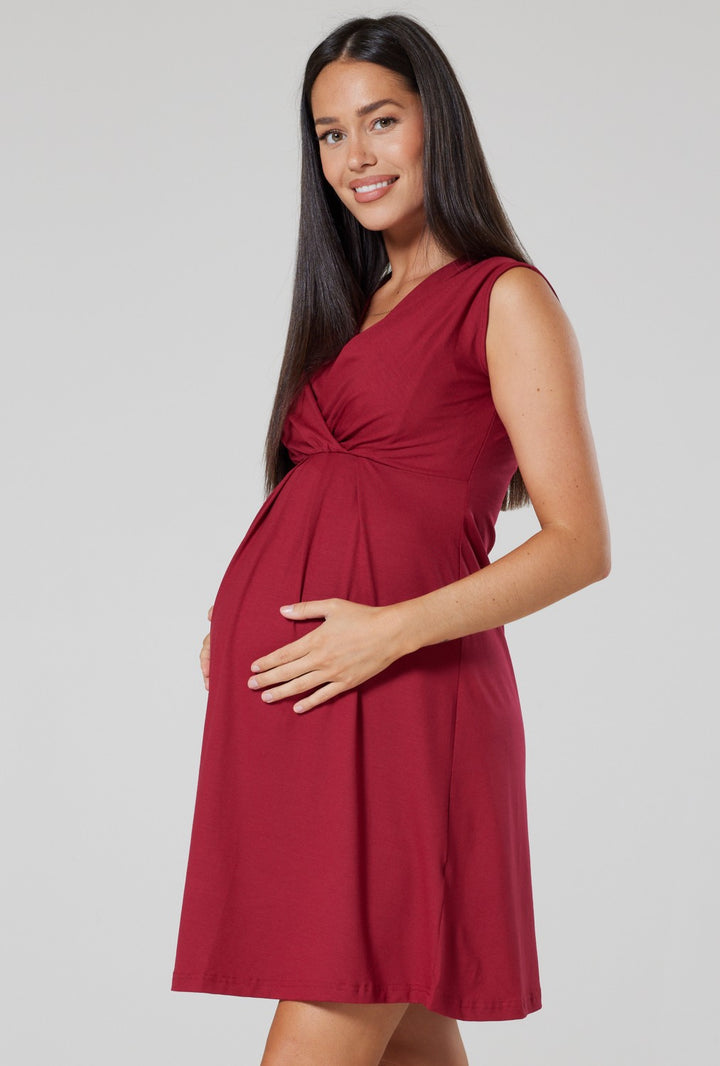 Maternity & Nursing Wrap Summer Dress