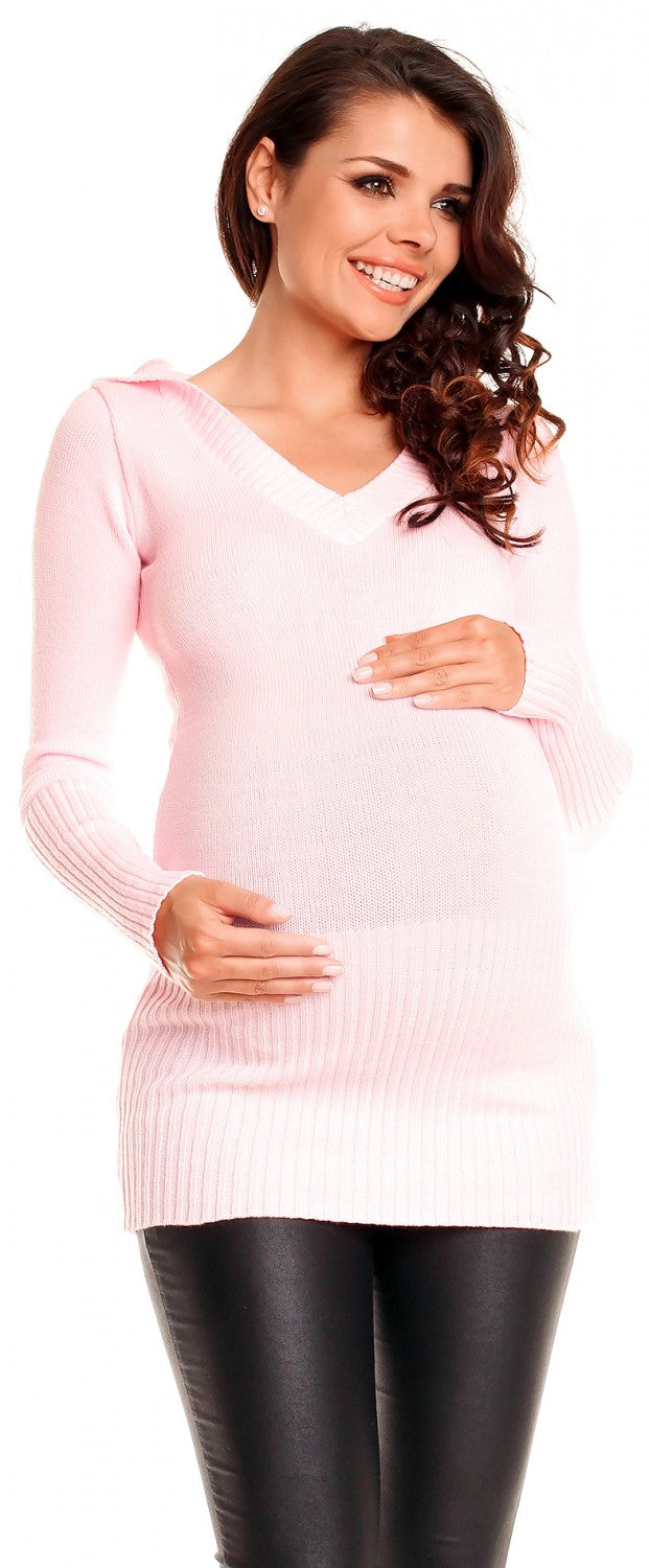 Hooded Maternity Jumper