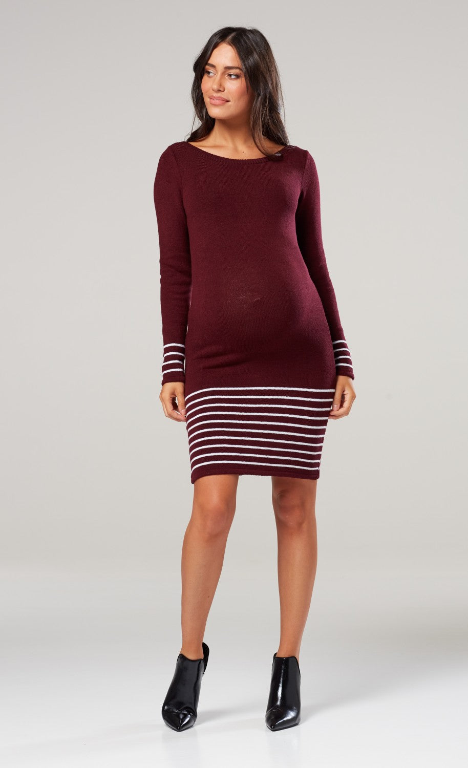 Maternity Knitted Midi Dress