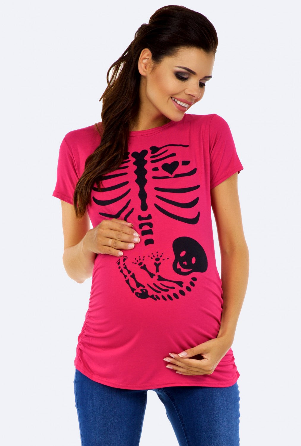 Baby Skeleton Maternity Top